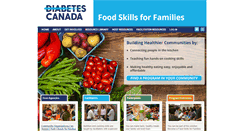 Desktop Screenshot of foodskillsforfamilies.ca